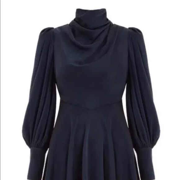 Zimmermann Silk Cowl Neck Midi Dress - Picture 2 of 13